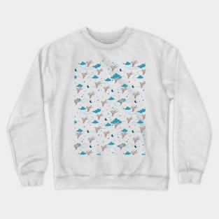 Bird and Fairy Night Dream Crewneck Sweatshirt